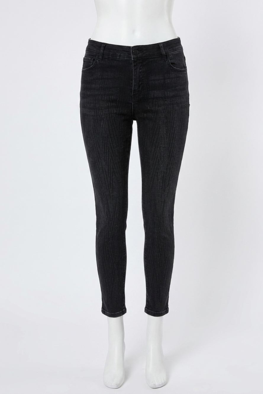 NEW FRANK LYMAN woven jean pants in black